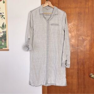 Calvin Klein Jeans lyocell button down shirt dress